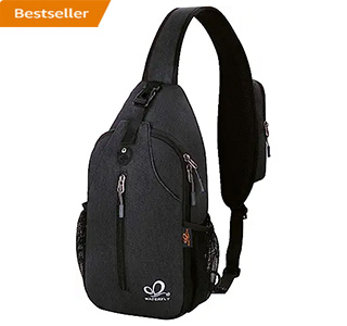 WATERFLY Crossbody Sling Backpack Sling Bag